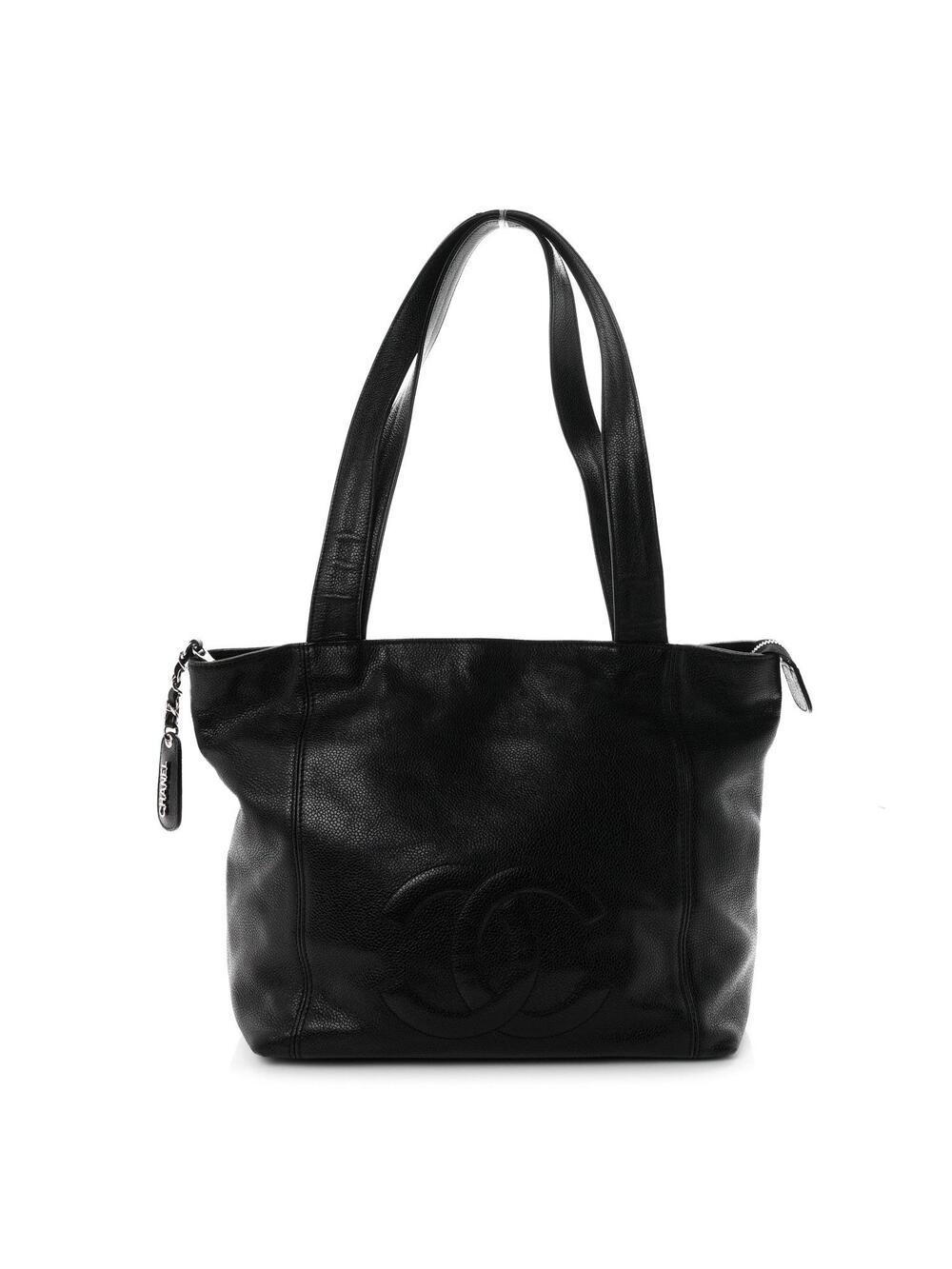 Chanel Caviar Cc Shopper Tote Black #348542C15B
